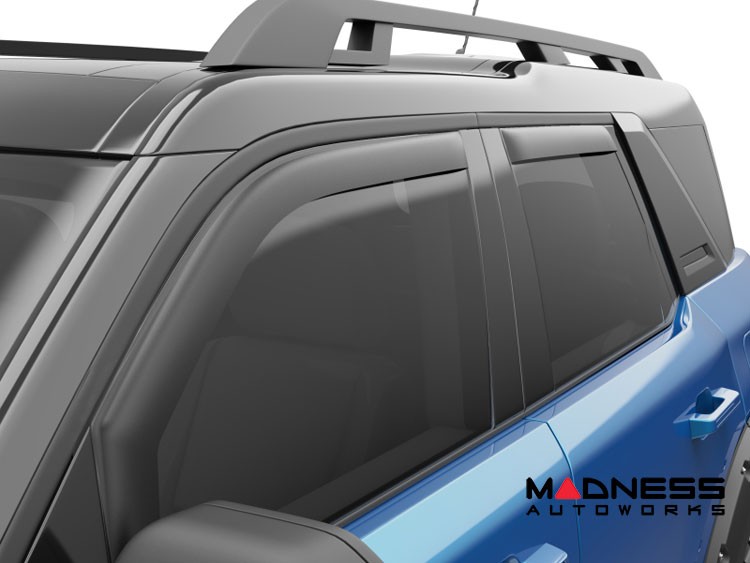 Ford Bronco Sport Side Window Air Deflectors Matte Black EGR
